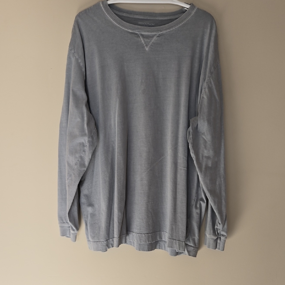 Woolrich Men's Long Sleeve Shirt in Gray